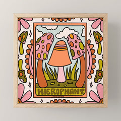 5. The Hierophant Mushroom Mini Art Print