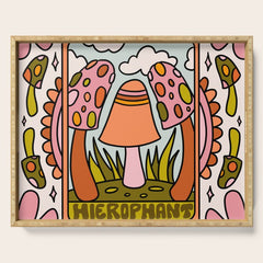 5. The Hierophant Mushroom Serving Tray
