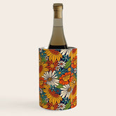 70s Retro Floral - Bold Wine Chiller