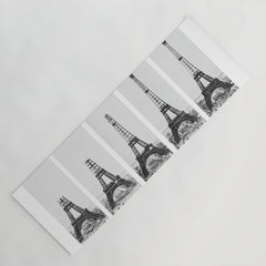 1888-1889 The Rise of the Eiffel Tower Construction Sequence black and white photography Yoga Mat