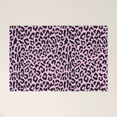 2000s leopard-black on palest pink Welcome Mat