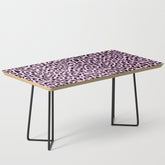 2000s leopard-black on palest pink Coffee Table