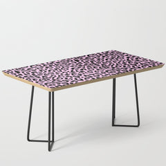 2000s leopard-black on palest pink Coffee Table