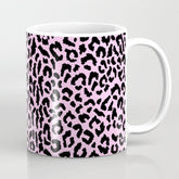 2000s leopard-black on palest pink Coffee Mug