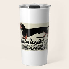 1905 German Dog Show Dachshund Poster Travel Mug