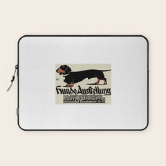 1905 German Dog Show Dachshund Poster Laptop Sleeve