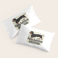 1905 German Dog Show Dachshund Poster Pillow Sham