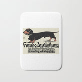 1905 German Dog Show Dachshund Poster Bath Mat