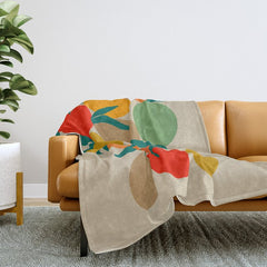 2025 RETRO FRUIT MARKET CALENDAR Throw Blanket