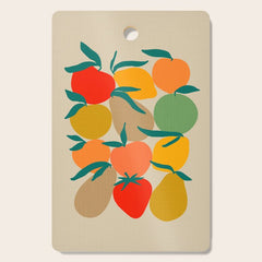 2025 RETRO FRUIT MARKET CALENDAR Cutting Board
