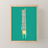 A book lover Mini Art Print