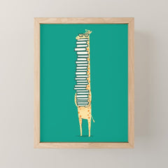 A book lover Mini Art Print