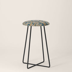 18th Century Spanish Textile Print Stool
