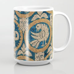 18th Century Spanish Textile Print Coffee Mug