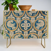 18th Century Spanish Textile Print Credenza