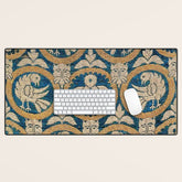 18th Century Spanish Textile Print Desk Mat