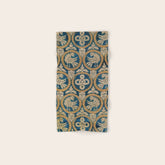 18th Century Spanish Textile Print Bath Towel
