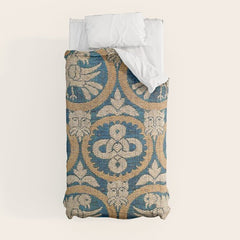 18th Century Spanish Textile Print Comforter