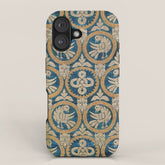18th Century Spanish Textile Print iPhone Case