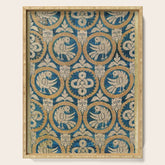 18th Century Spanish Textile Print Serving Tray