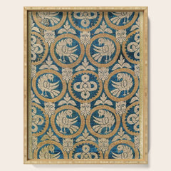 18th Century Spanish Textile Print Serving Tray