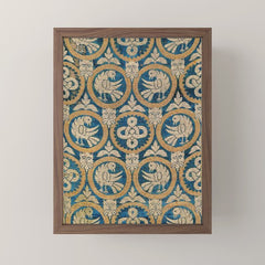 18th Century Spanish Textile Print Mini Art Print
