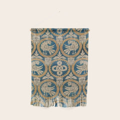 18th Century Spanish Textile Print Wall Hanging