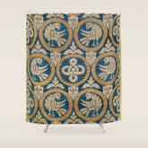 18th Century Spanish Textile Print Shower Curtain