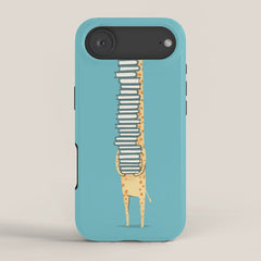 A Book Lover (blue) iPhone Case