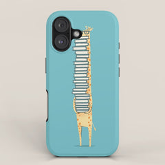 A Book Lover (blue) iPhone Case
