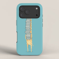 A Book Lover (blue) iPhone Case