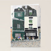 A day in Paris Stationery Card
