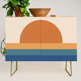 70's Retro Sunset Credenza