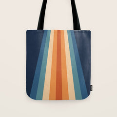 70's Retro Stripes Tote Bag