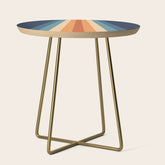 70's Retro Stripes Side Table