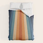 70's Retro Stripes Comforter