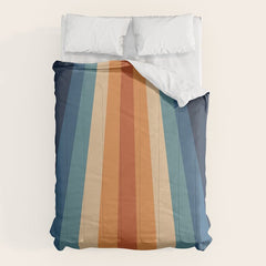 70's Retro Stripes Comforter