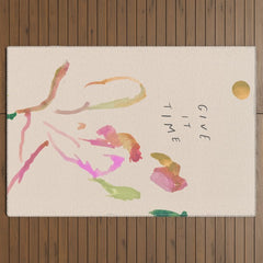 "Give It Time" Outdoor Rug