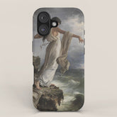 "Death of Sappho" by Miguel Carbonell Selva (1881) iPhone Case