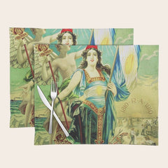 1910 Fernet Branca Liqueur Aperitif Advertisement Poster Print Placemat
