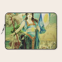 1910 Fernet Branca Liqueur Aperitif Advertisement Poster Print Laptop Sleeve