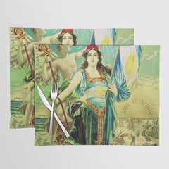 1910 Fernet Branca Liqueur Aperitif Advertisement Poster Print Placemat