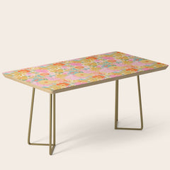 60's Retro Floral Coffee Table