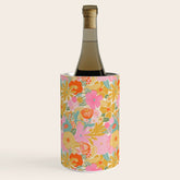 60's Retro Floral Wine Chiller