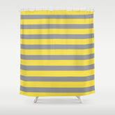 2021 Pantone Stripes Shower Curtain