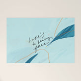 "Here's To Being Free." Welcome Mat