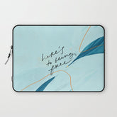 "Here's To Being Free." Laptop Sleeve