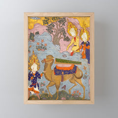 "Coffin of Imam 'Ali", Folio from a Falnama (The Book of Omens) of Ja'far al-Sadiq Mini Art Print