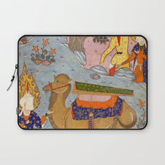 "Coffin of Imam 'Ali", Folio from a Falnama (The Book of Omens) of Ja'far al-Sadiq Laptop Sleeve
