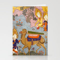 "Coffin of Imam 'Ali", Folio from a Falnama (The Book of Omens) of Ja'far al-Sadiq Stationery Card